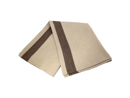 Ručník do sauny světle hnědý 50 x 150 cm