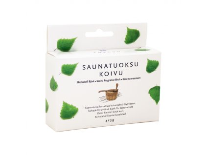 Saunová vůně březové lístky 4 x 3 g