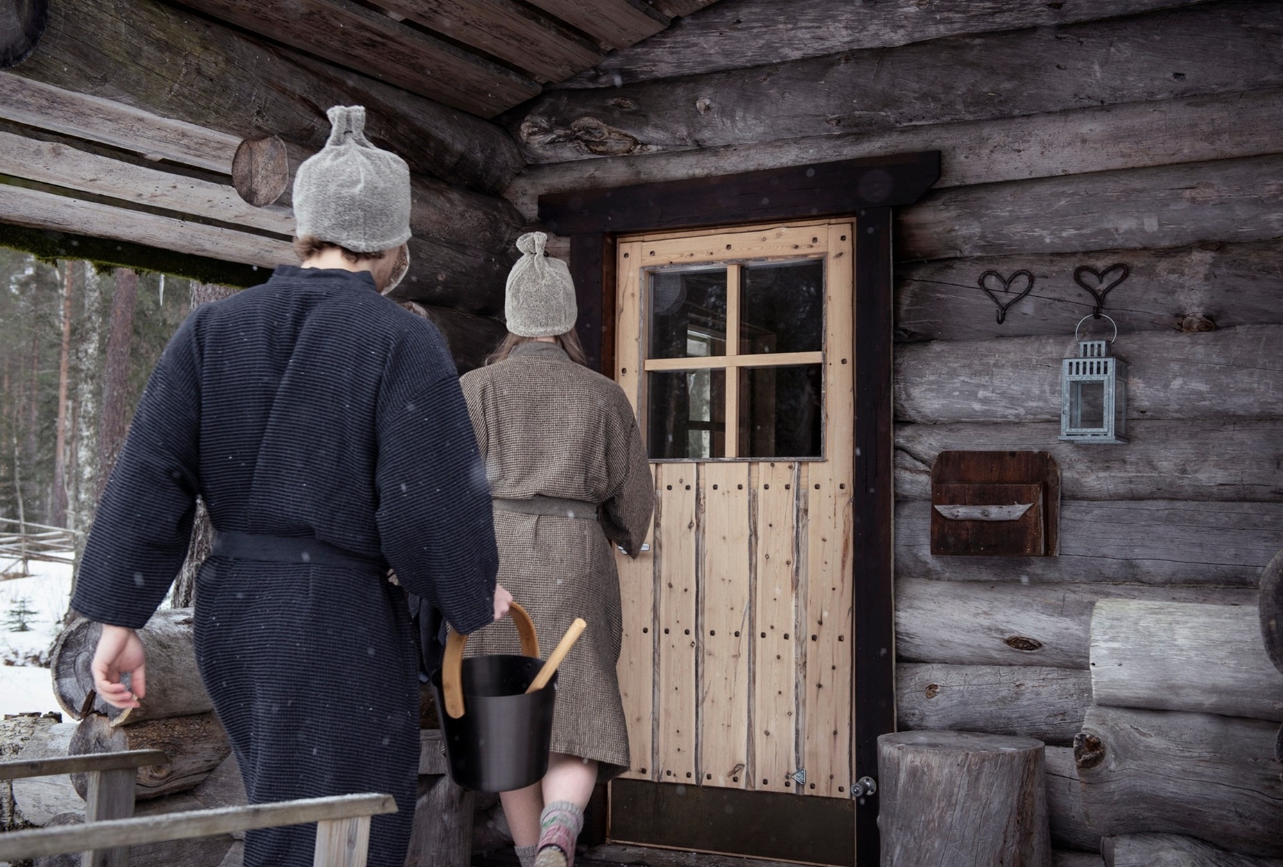 Saunová čepice jako detail, který mění vnímání tepla v sauně