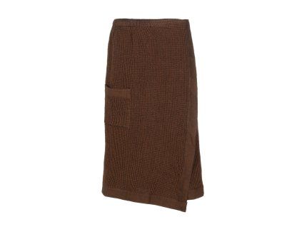 Pánský saunový kilt 70 × 145 cm – Kenno, hnědý 1