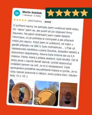 Tohle by docela fičák. Na konci listopadu objednáno, v půlce února namontováno! A od chvíle co naše montážní parta odjela...