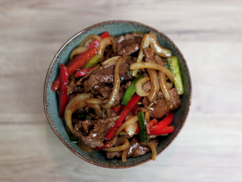 Hovězí na černém pepři