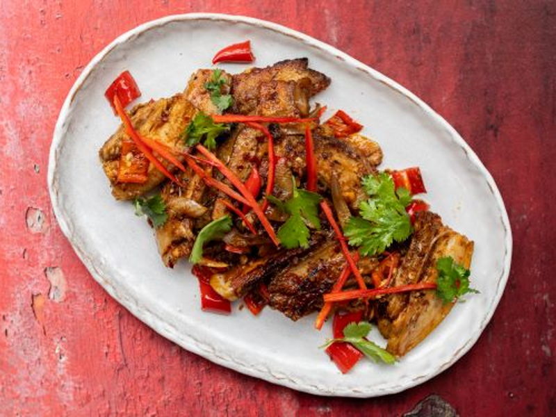 Vepřový bůček jako STIR FRY