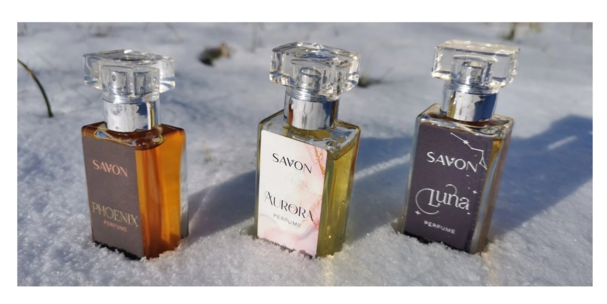 Přírodní parfémy SAVON Luna, Aurora a Phoenix – recenze