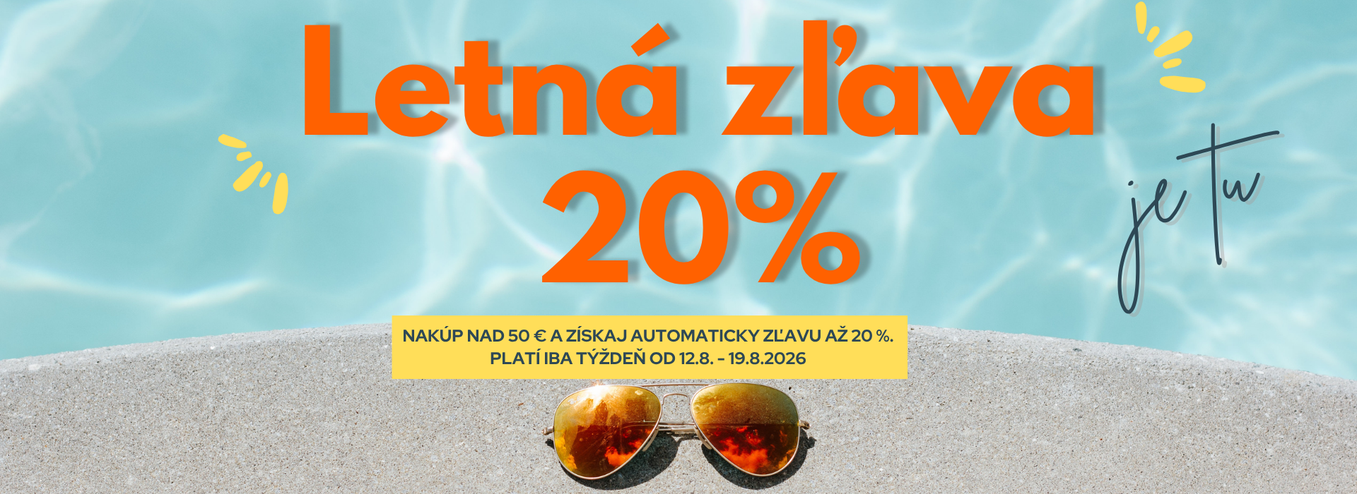 Letná zľava 20%