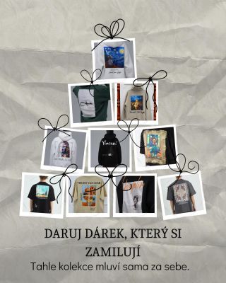 Darujte letos dárek, který má styl — a kus duše navíc. Naše limitovaná kolekce s unikátními backprinty je skladem v ČR a...