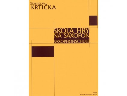 Stanislav Krtička - Škola hry na saxofon