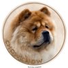 Nálepka Čau čau - Chow Chow
