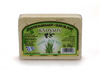 Řecké olivové mýdlo - aloe vera 100g