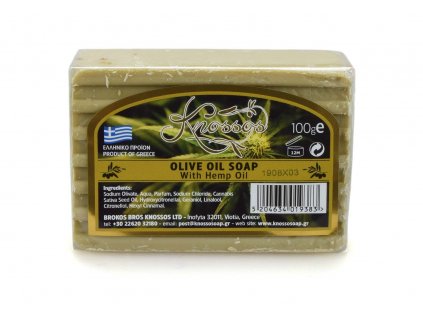 Olivové mýdlo s konopným olejem 100g
