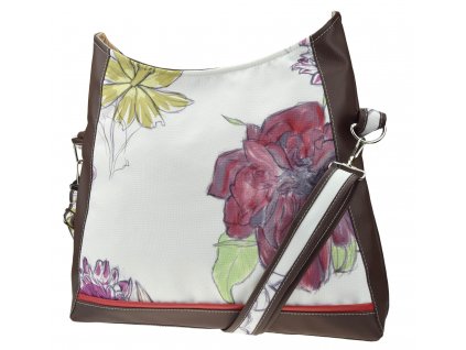 Crossbody kabelka - Barevné květy