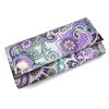 peněženka - abstraktní fialová