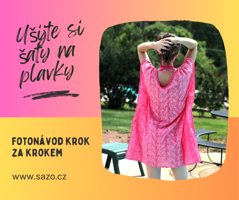 Fotonávod na ušití šatů na pláž