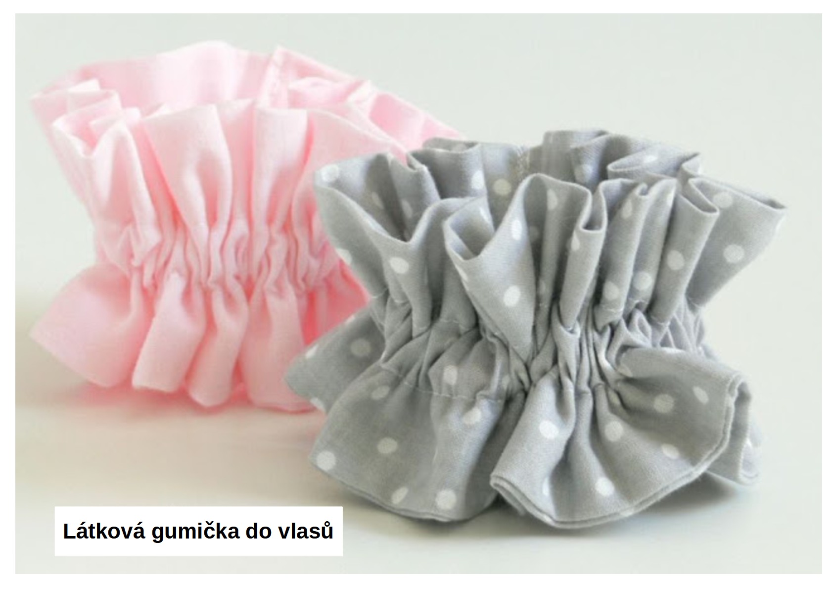 Návod na látkovou gumičku do vlasů (scrunchies)