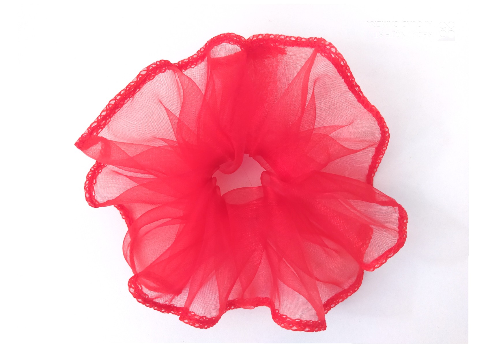 Návod na ušití gumičky do vlasů z organzy