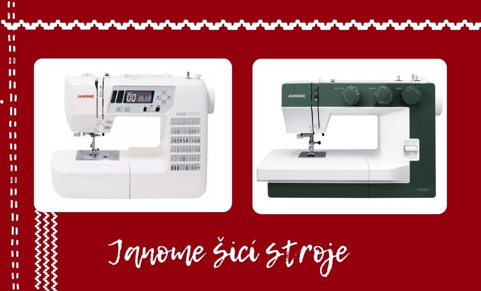 Novinka! Janome šicí stroje