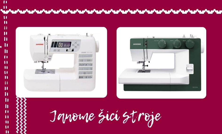 Novinka! Janome šicí stroje