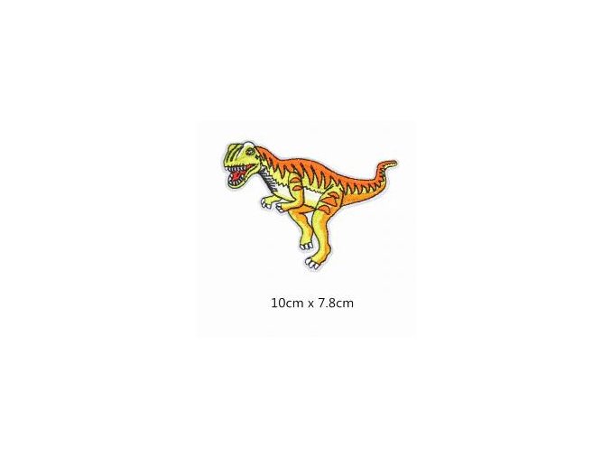 nažehlovačka tyranosaurus oranožovozelený
