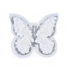 flitrový nazehlovaci motyl bily 2