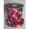 Pásek textilní oboustranný, různobarevný, šíře 10 mm