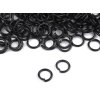 Spojovací kroužek průměr 5mm, 10 Ks, stříbrný a černý kov