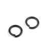 Spojovací kroužek průměr 5mm, 10 Ks, stříbrný a černý kov