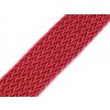 popruh spletany 50 mm cerveny
