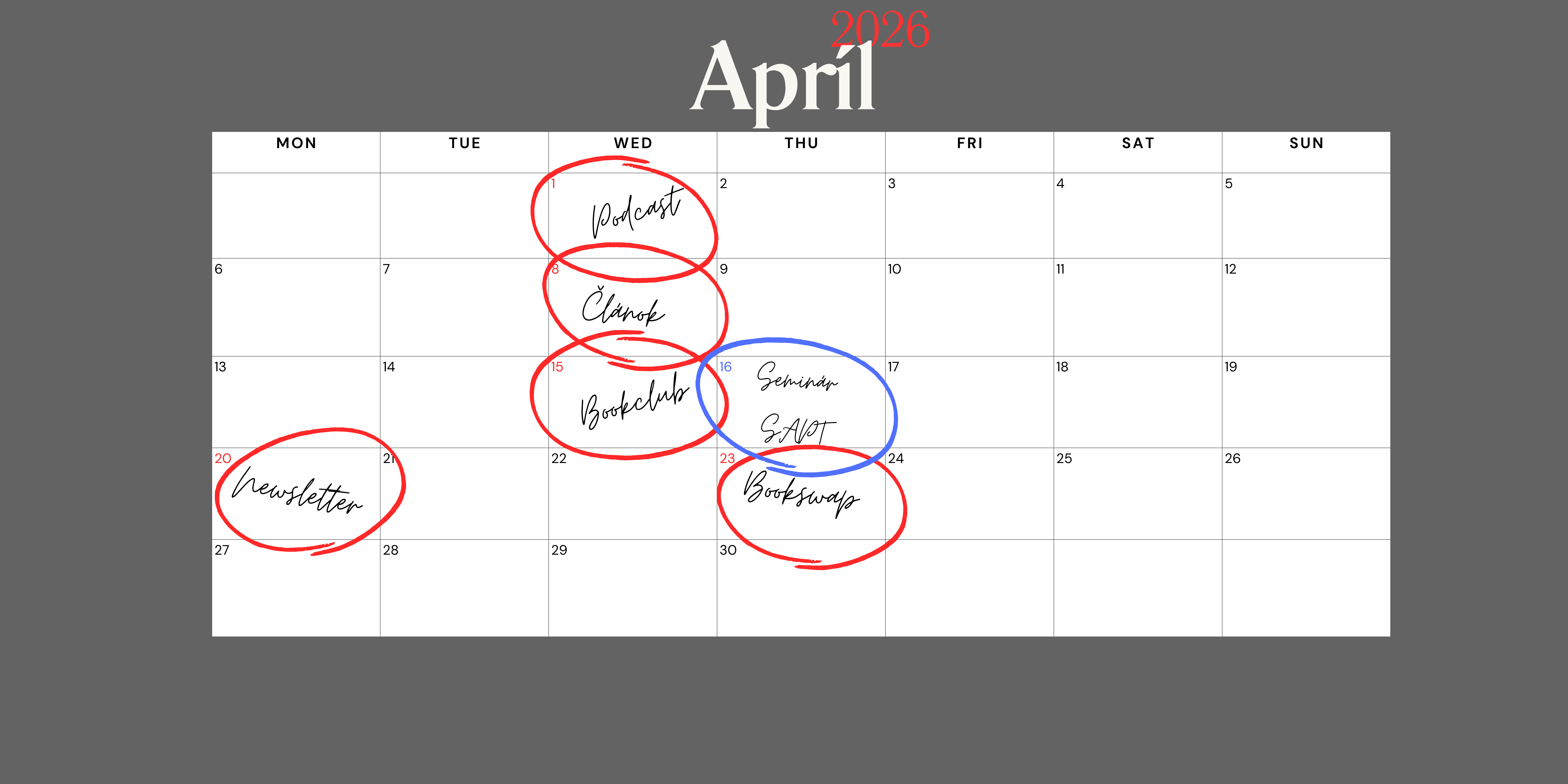 Veranstaltungskalender