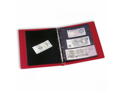 Album na bankovky VARIO s 10 listy (Barva Černá)