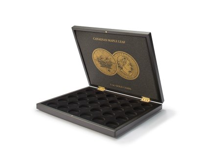 volterra uno presentation case for 30 amaple leaf gold coins in capsules