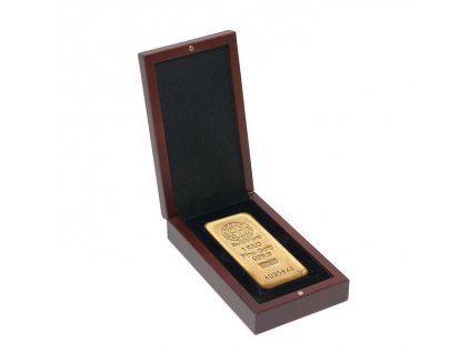 volterra case for 1 x gold bar 500 g1000 g mahogany