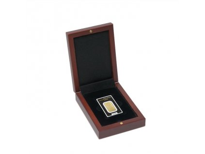 volterra case for 1x 250 g gold bar mahogany