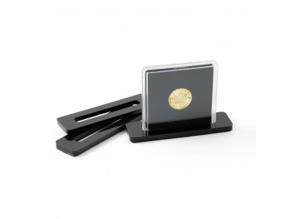 quadrum coin stand 10 pcs pack black