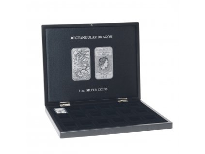 volterra coin case for 18 silver dragon rectangular coins in capsules 1