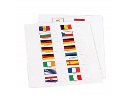 flag set for numis euro album