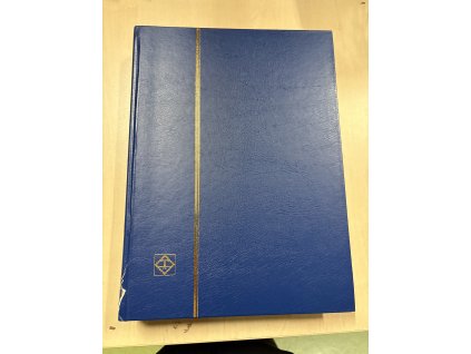 Album na známky BASIC, 64 bílých stran, modrá - POŠKOZENÉ