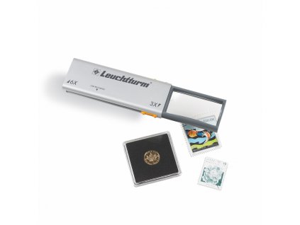 16028 vytahovaci dobijeci lupa 3x a 6x zvetseni led dioda