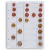 Albové listy OPTIMA na mince (Typ různé ø)