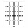 coin box quadrum 20 square compartments 50 x 50 mm smoke coloured with black drawer 2
