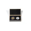luxor coin box for two coins in uni grips l round coin capsule