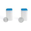sqube coin tube for 20 coins with diameters of 38 a 39 mm stackable pack of 50