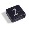 coin etui nobile for 1x 2 euro coin in capsule black