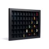 showcase collectors box with 60 compartments black