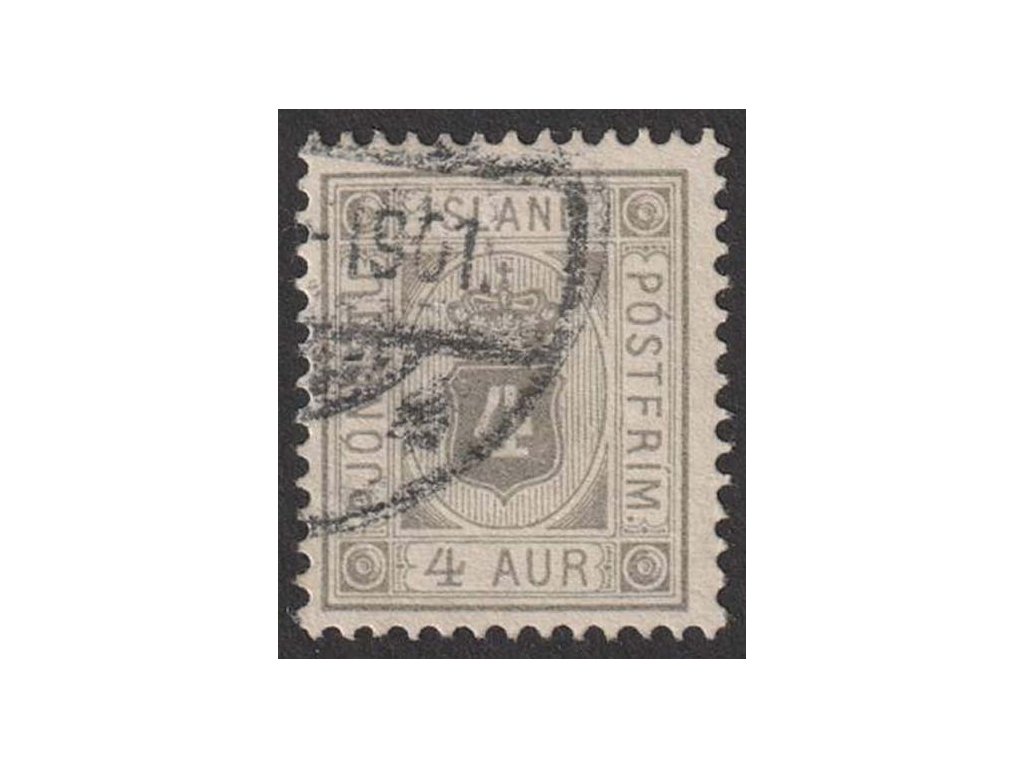 1900, 4 A služební, MiNr.9, razítkované