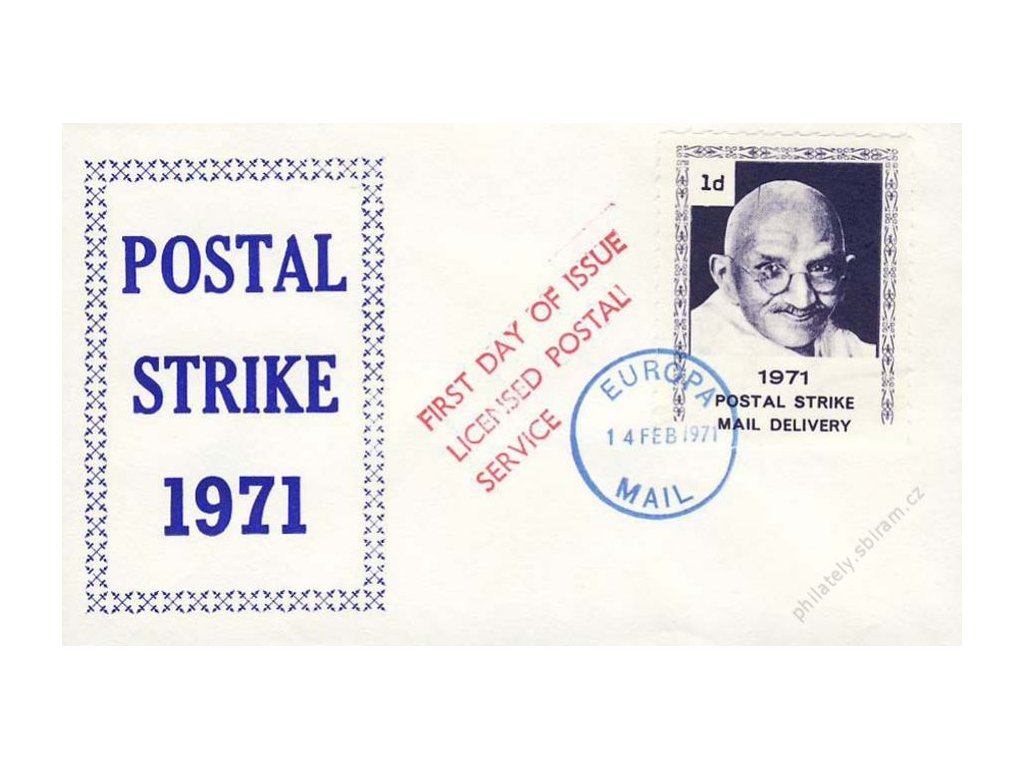 Poštovní stávka v roce 1971, dopis, neprošlé