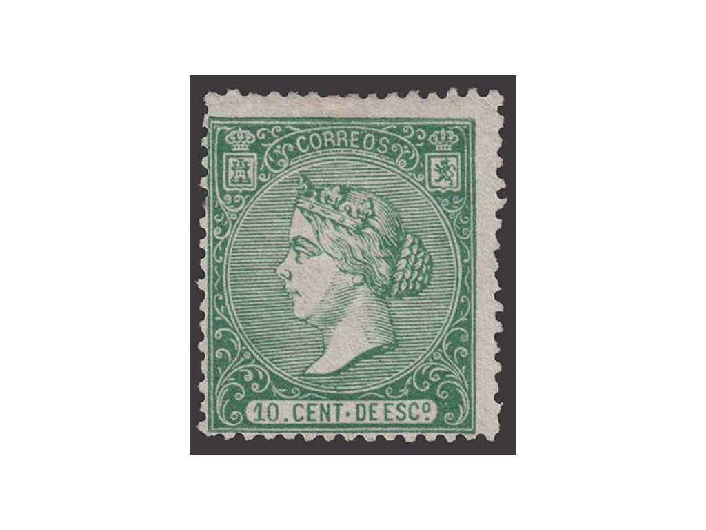 1866, 10 Cs Isabella, MiNr.77, (*)