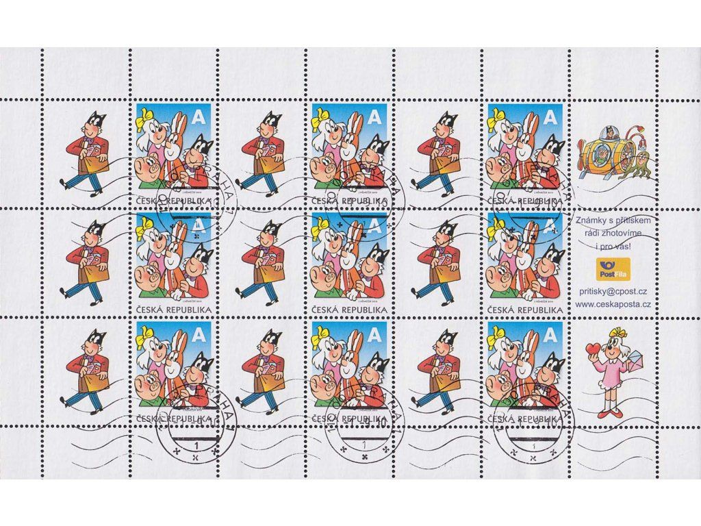 2010, "A" PL - Čtyřlístek, Nr.PL642, razítkované