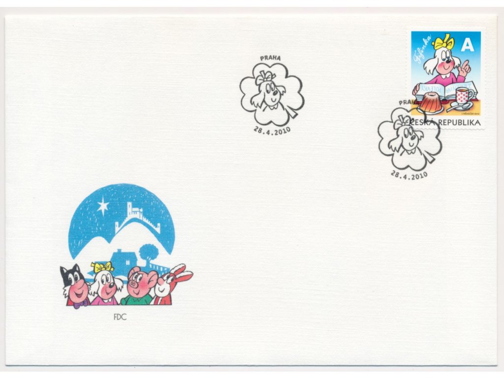 2010, FDC 630 Čtyřlístek - Fifinka