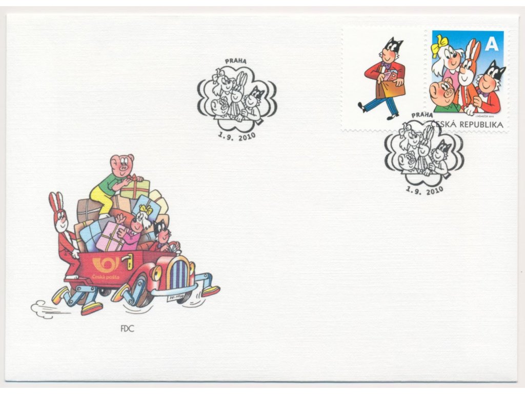 2010, FDC 642 Čtyřlístek