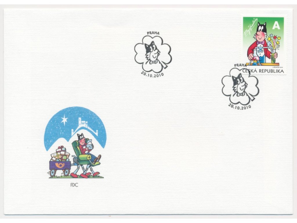 2010, FDC 660 Čtyřlístek - Myšpulín